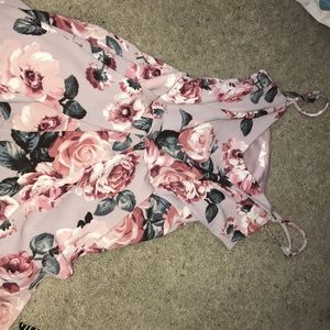 Floral romper dress
